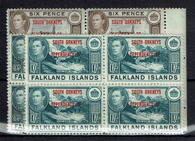 Image of Falkland Island Dependencies SG C1/8 UMM British Commonwealth Stamp